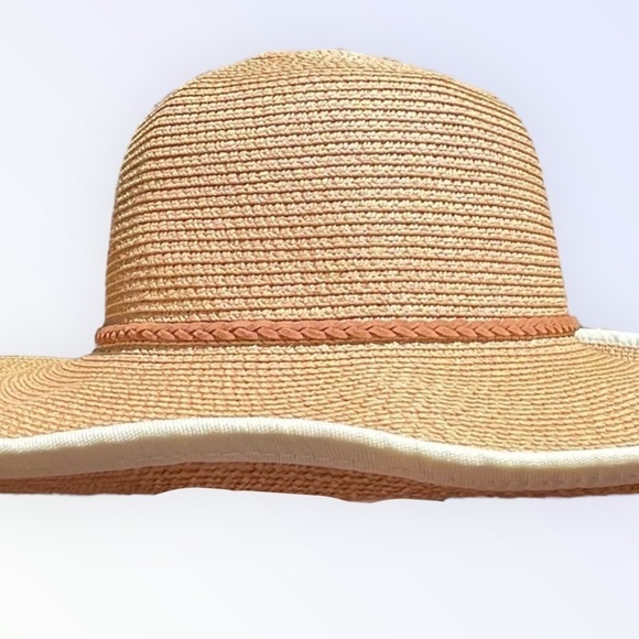 🌻Big Fun Wide Brim Floppy Hat {Outdoors Beach Pool Summer} 56-58 cm EUC - Picture 7 of 12